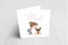 Meisje met mopshondje Meisje met mopshondje